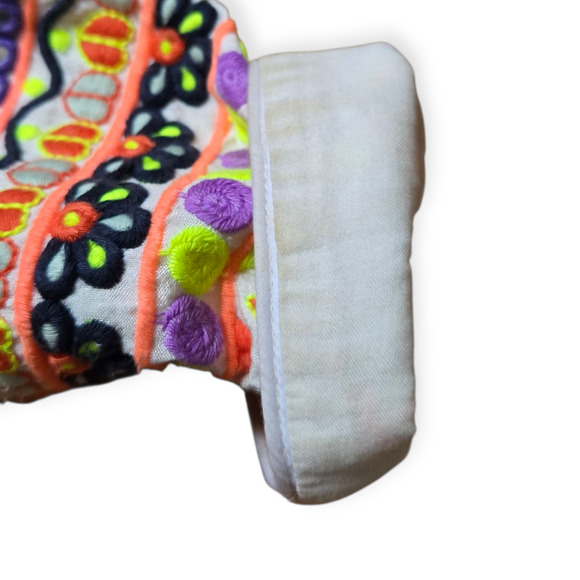 Alice + Olivia Kidman Embroidered Embellished Tweed Box Jacket Size Medium - Picture 8 of 8